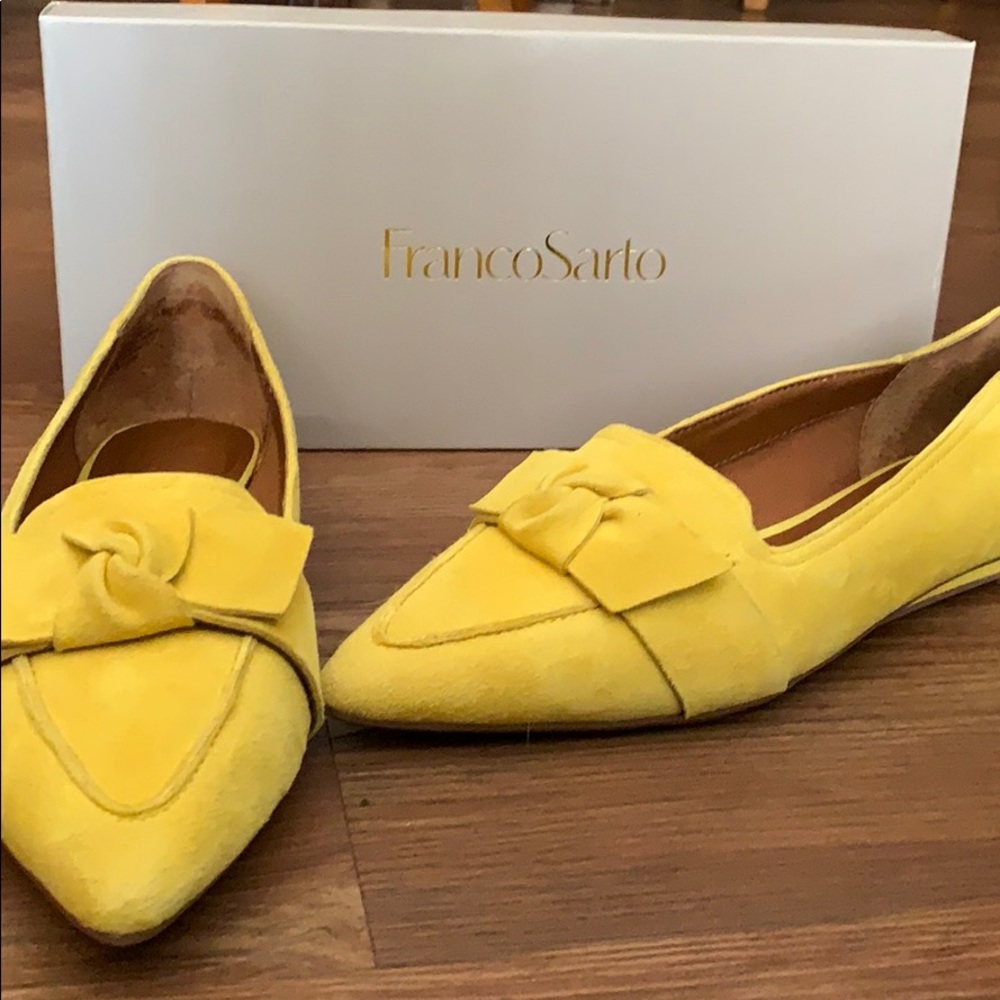 Franco Sarto Yellow Flats
